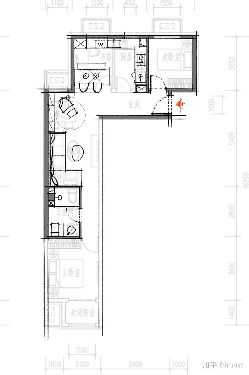 l型户型装修设计
