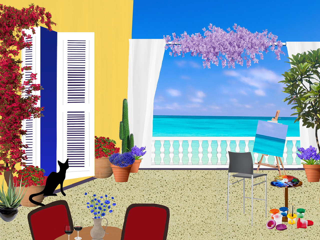 露台沙发下雨怎么办