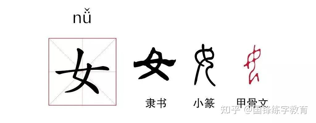 汉字博大精深:从汉字“女”中体现得淋漓尽致 - 知乎