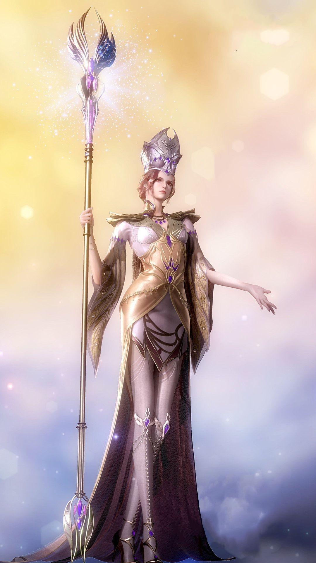 求斗罗大陆动漫里比比东的美丽照片