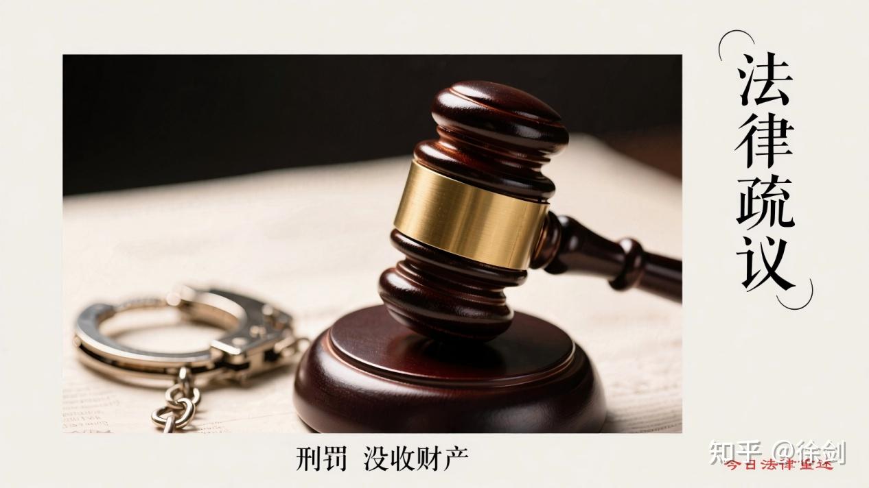 法律疏议——刑罚 没收财产 - 知乎