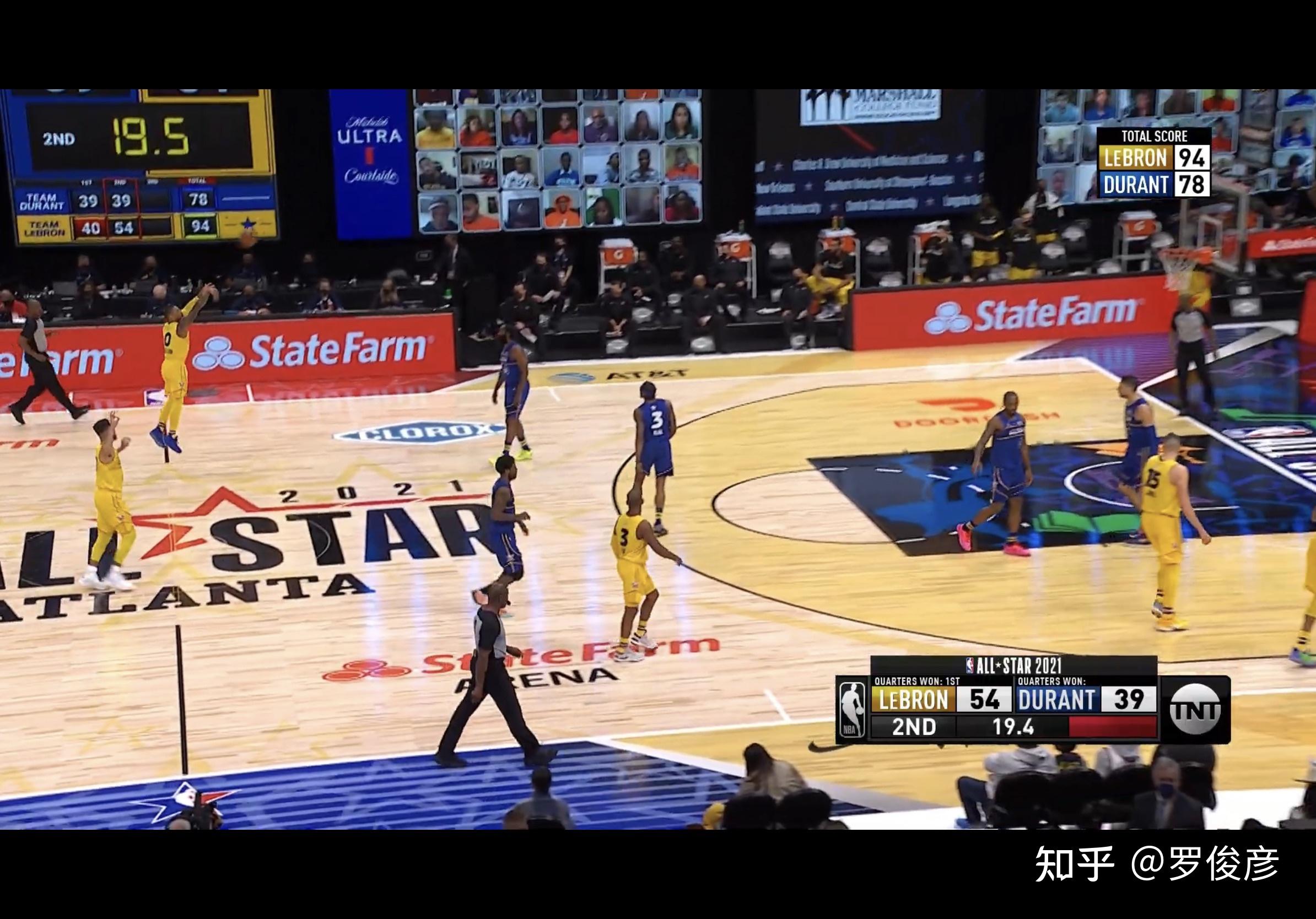 nba2021年全明星詹姆斯队170150战胜杜兰特队如何评价这场比赛