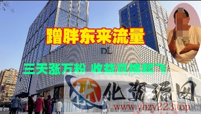 蹭胖东来流量，三天涨万粉，收益直接起飞