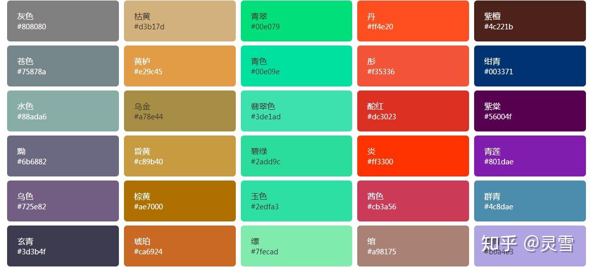中国色 - 知乎