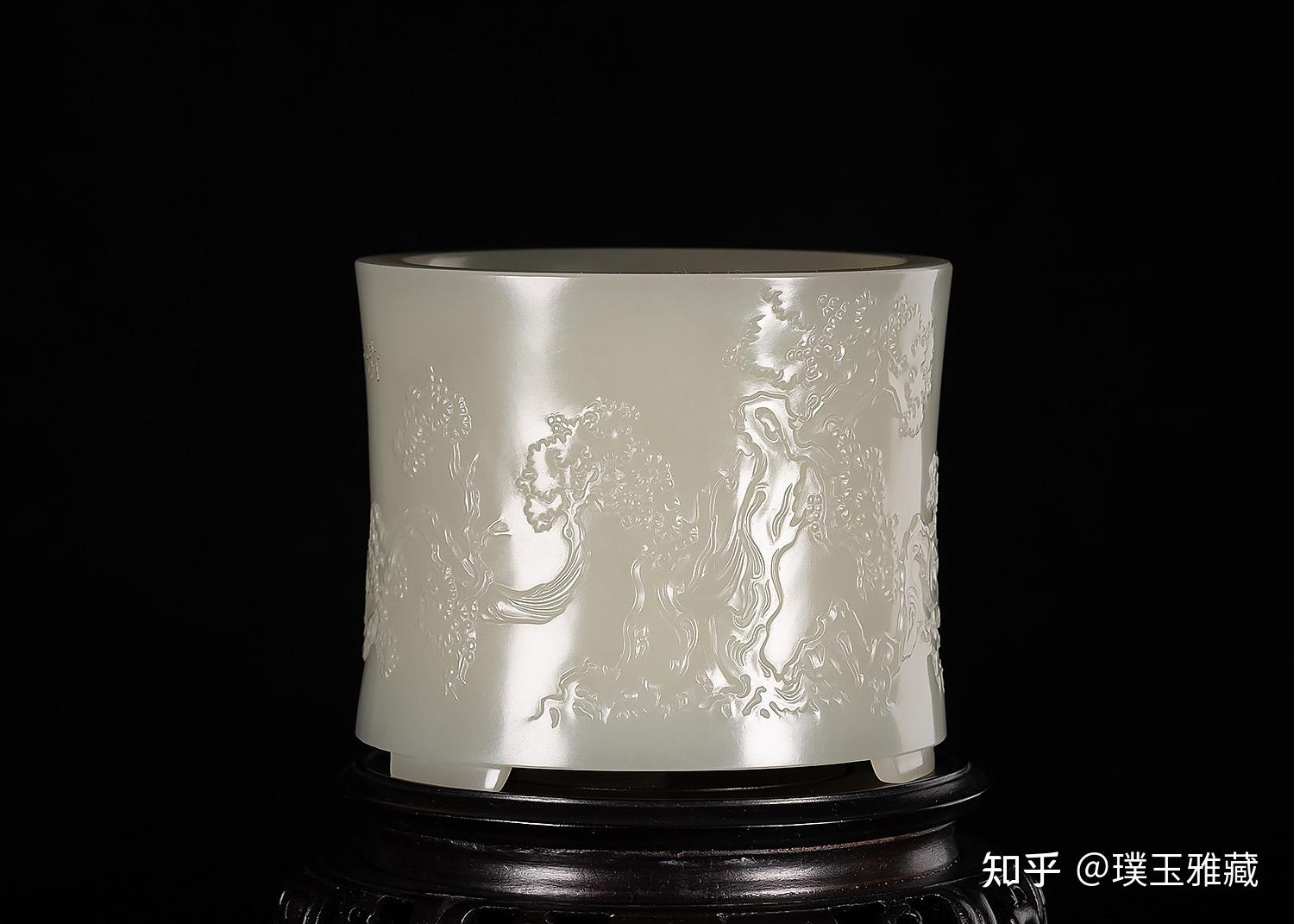 「璞玉雅藏」 文房玉器 清奇古怪笔筒 苏工玉雕大师瞿利军作品 - 知乎