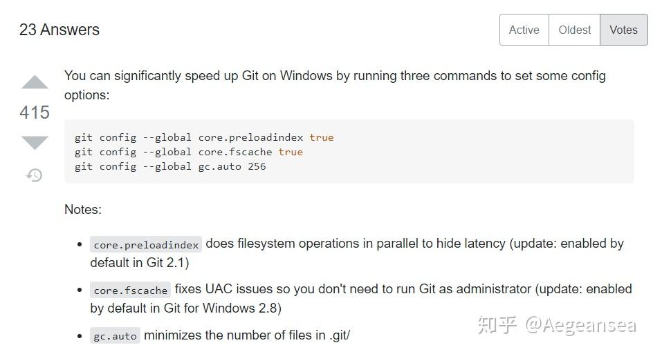 提高win10 系统 git 速度的方法 - 知乎