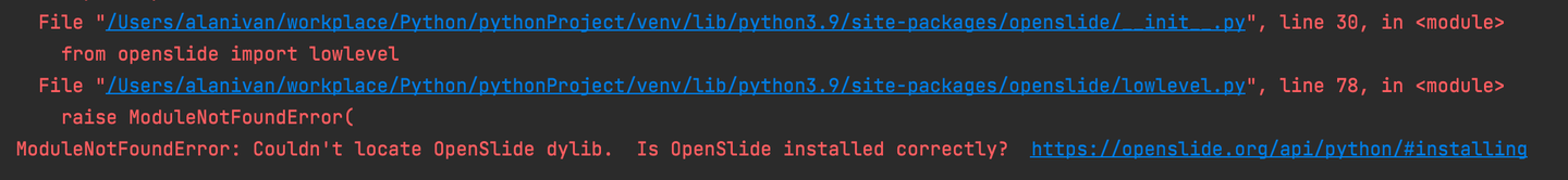 MacOS 安装openslide-python - 知乎