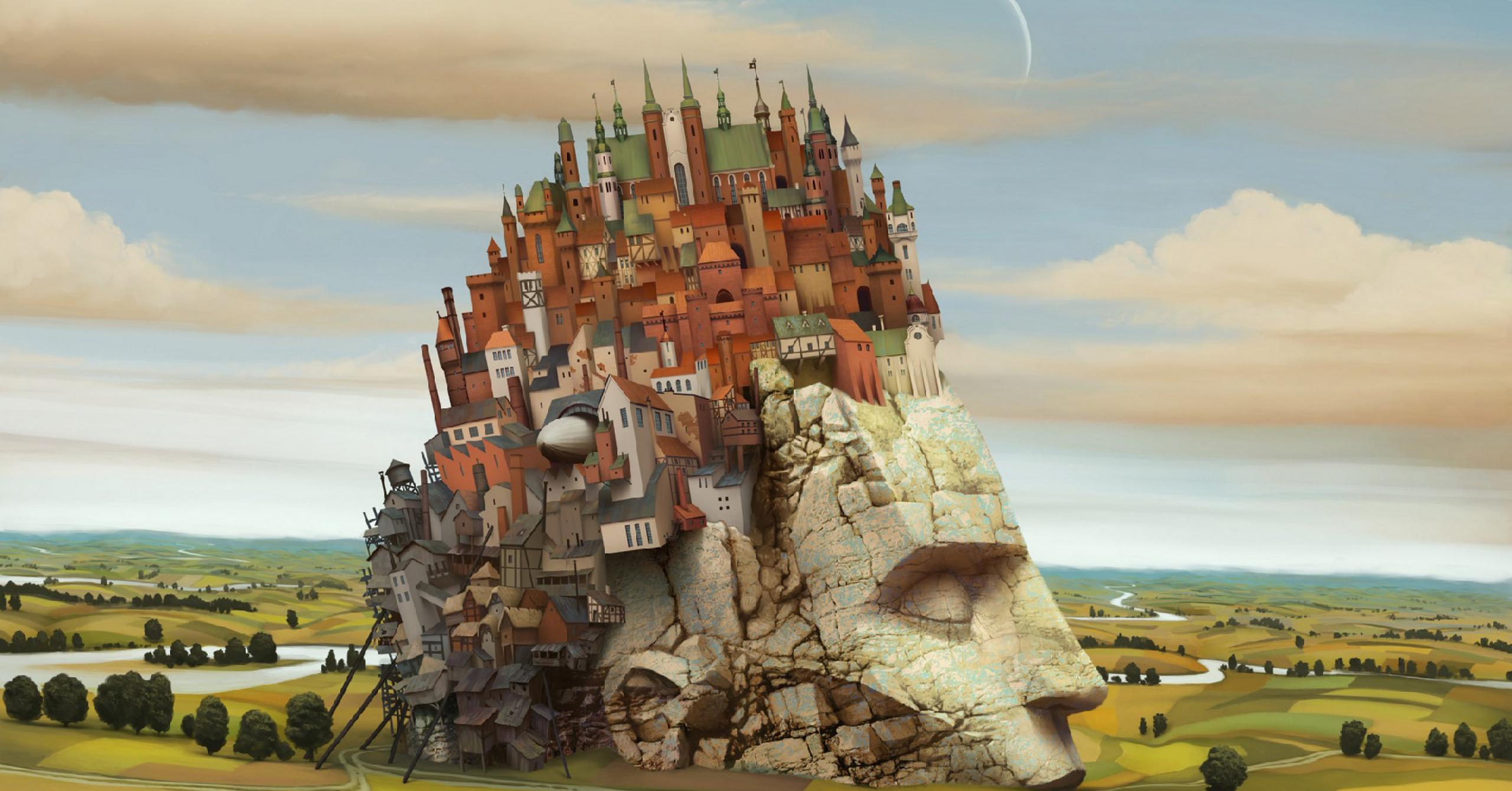 大家有那种色彩瑰丽奇幻视觉冲击力强的壁纸么