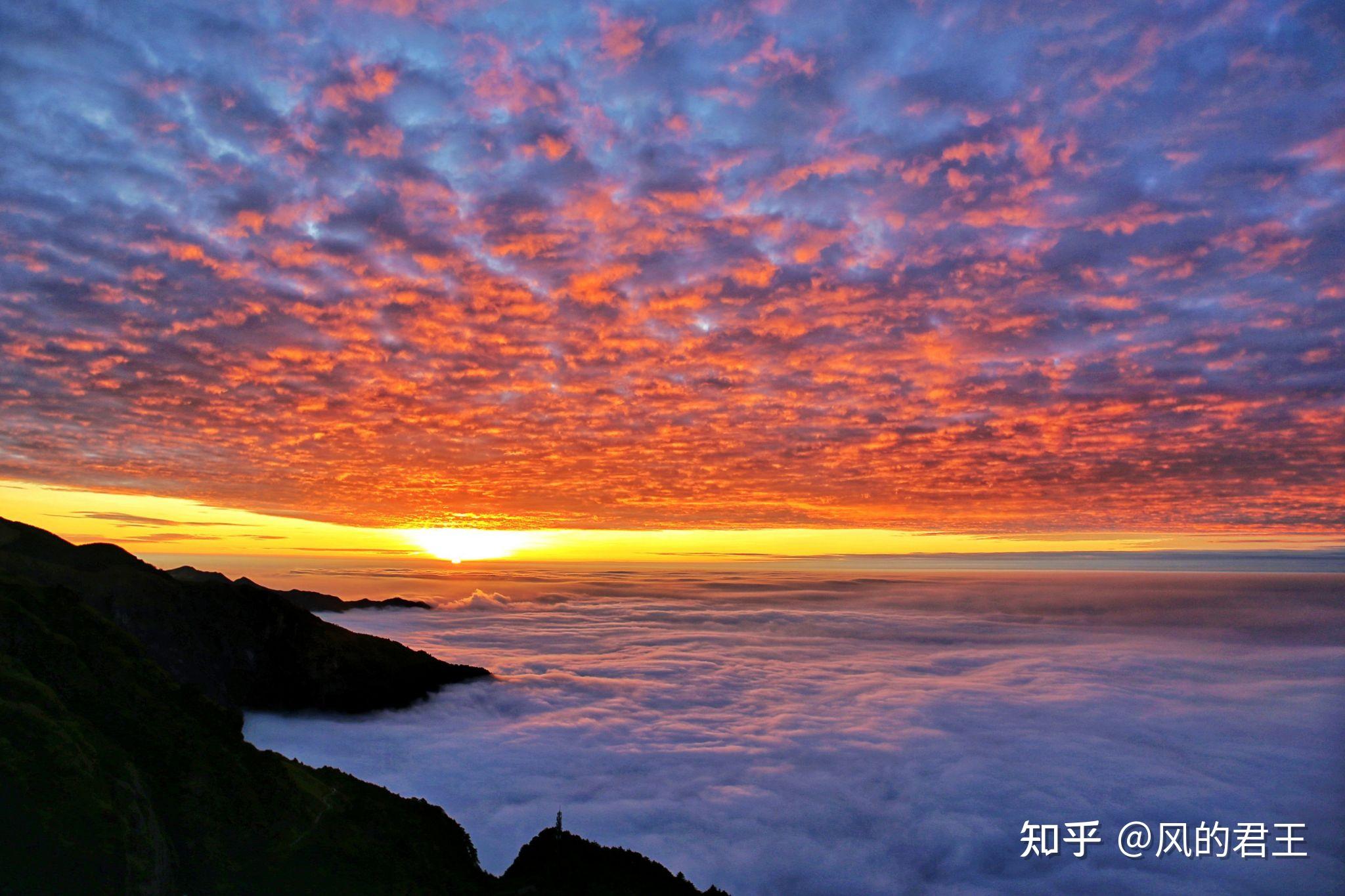 登山的时候你拍过什么好看的山色