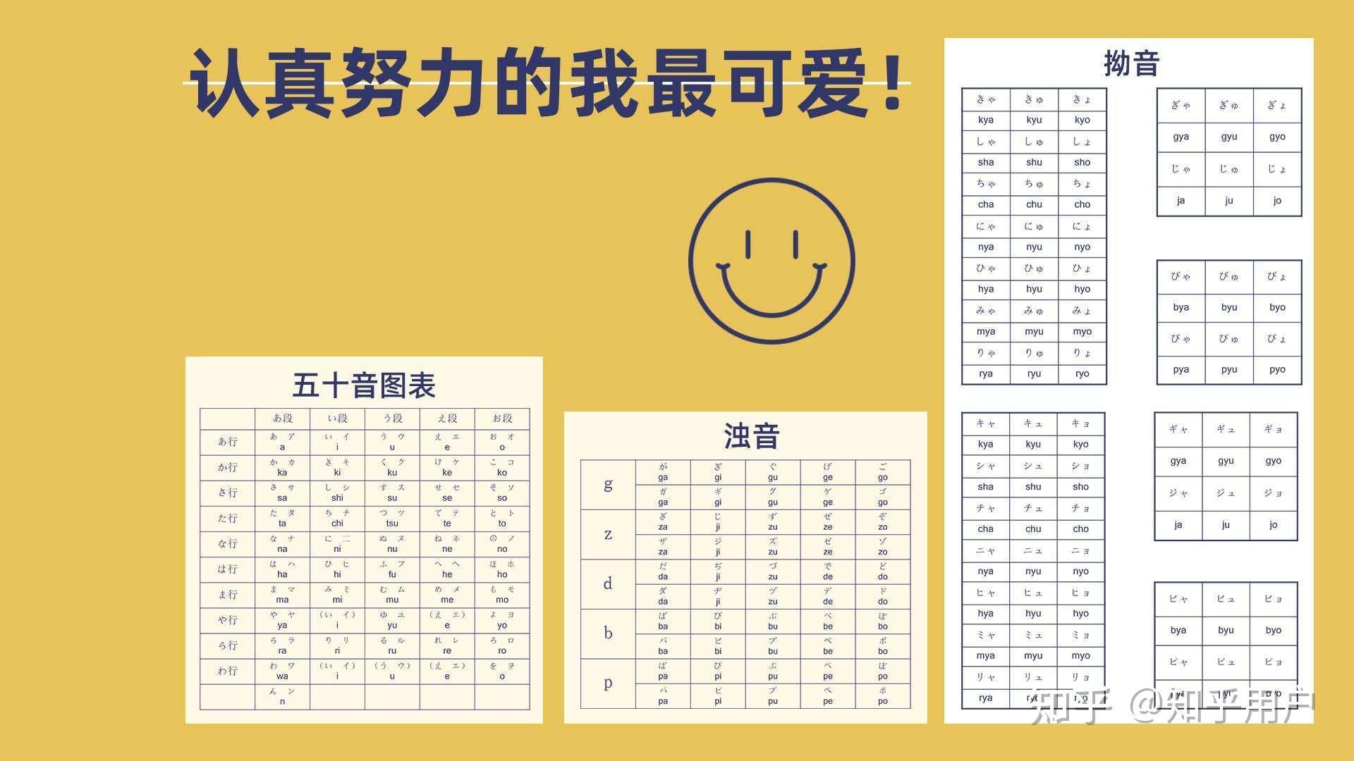 有五十音图的壁纸吗?