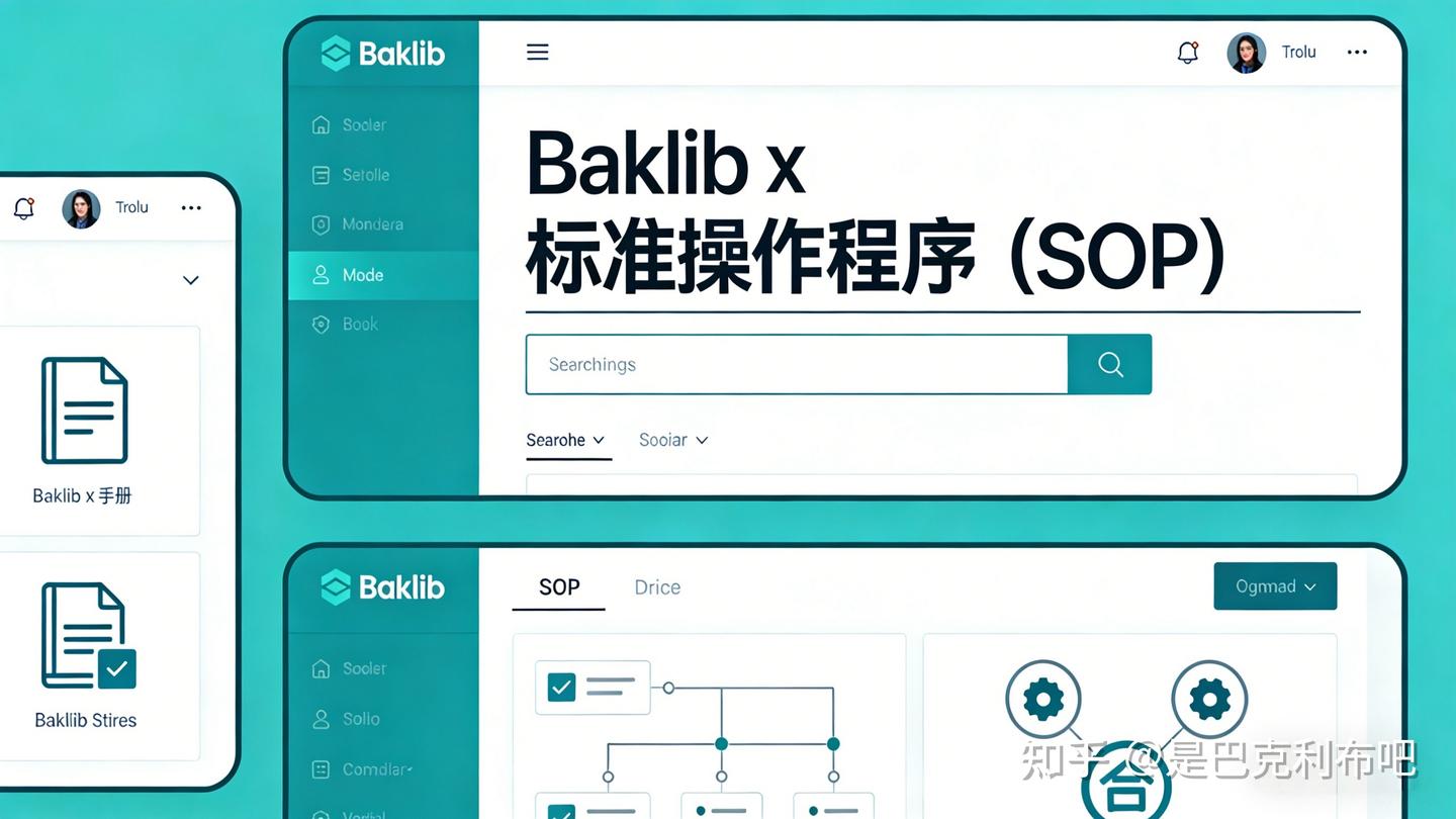 Baklib 如何通过 SOP 提升企业流程效率与一致性 - 知乎