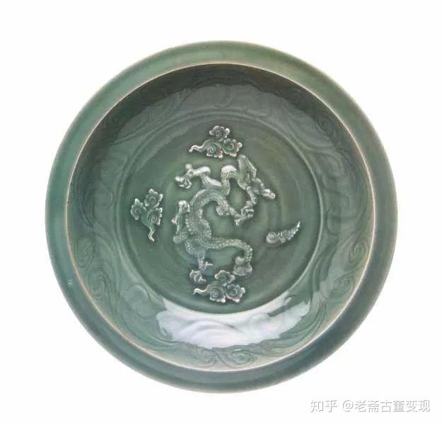 爆買い，お得 【横濱美術】元或明代龍泉窯・天龍寺青磁杯・桐