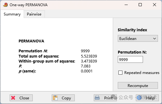 应用PAST程序进行微生物群落差异检验_ANOSIM&PERMANOVA - 知乎