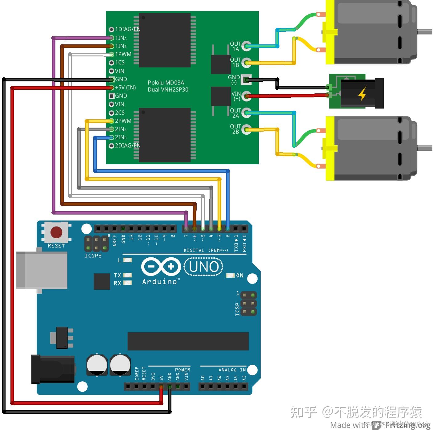 Arduino怎么控制小车前进?怎么控制马达? - 知乎