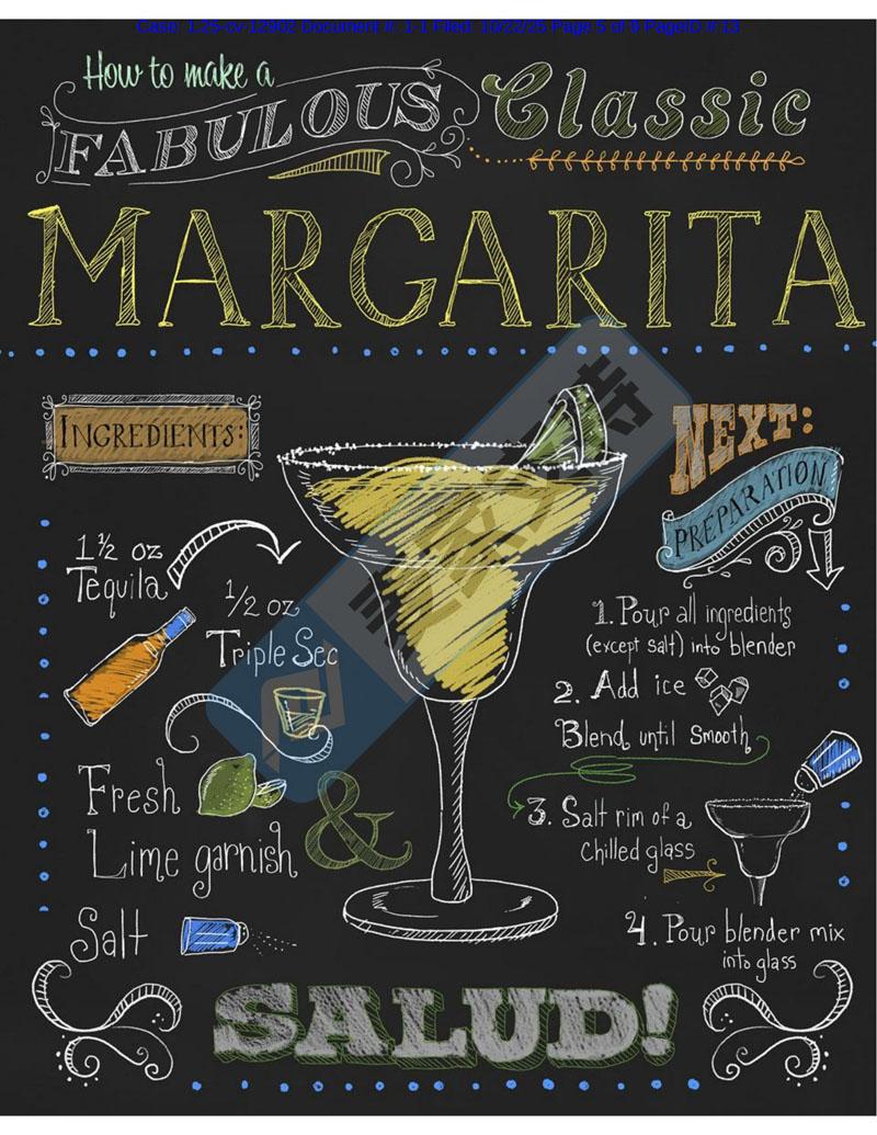 25-cv-12902，F(xiàn)iona Stokes-Gilbert雞尾酒海報維權(quán)，賣家別踩侵權(quán)雷！