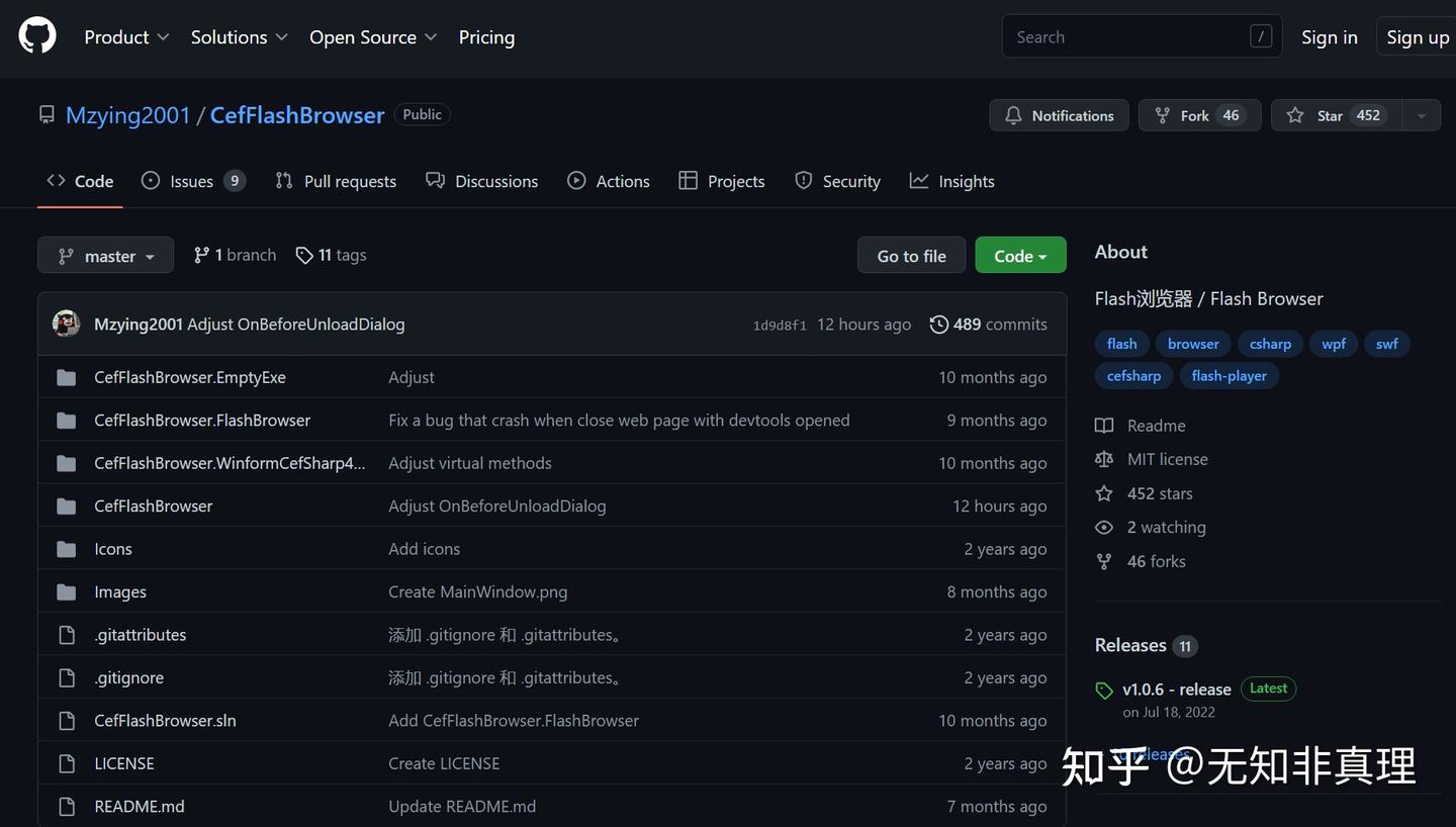 Github上开源无广的Flash Broswer,畅玩多数网页怀旧Flash小游戏~ - 知乎