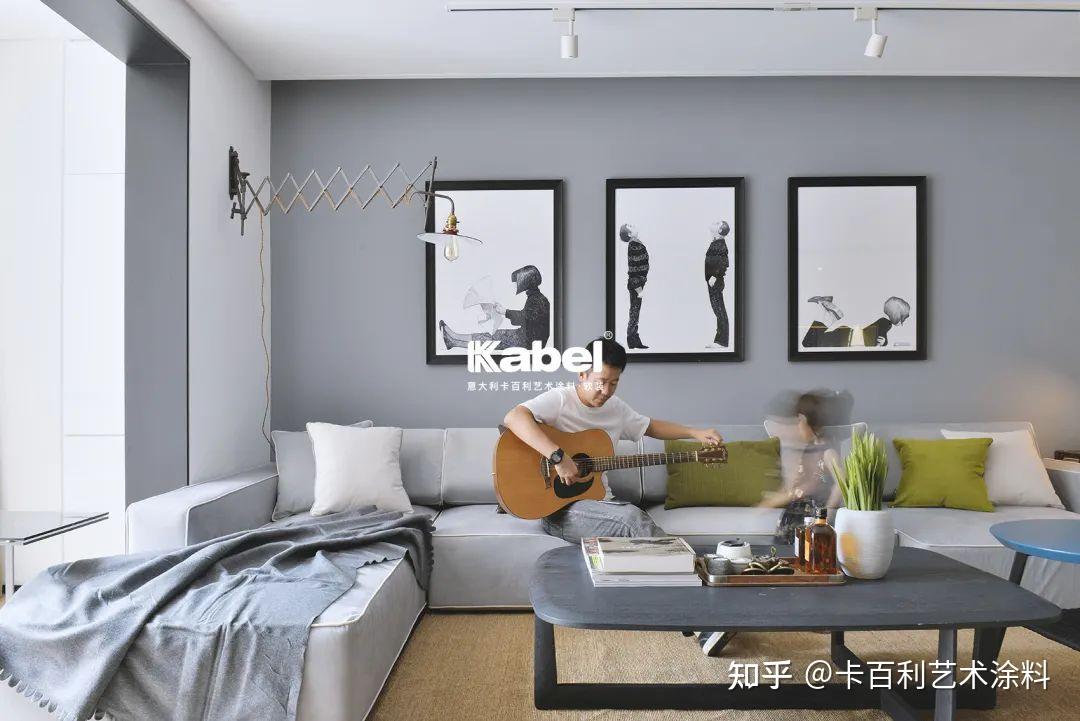 艺术漆效果图客厅,艺术漆背景墙好看吗?-卡百利 - 知乎
