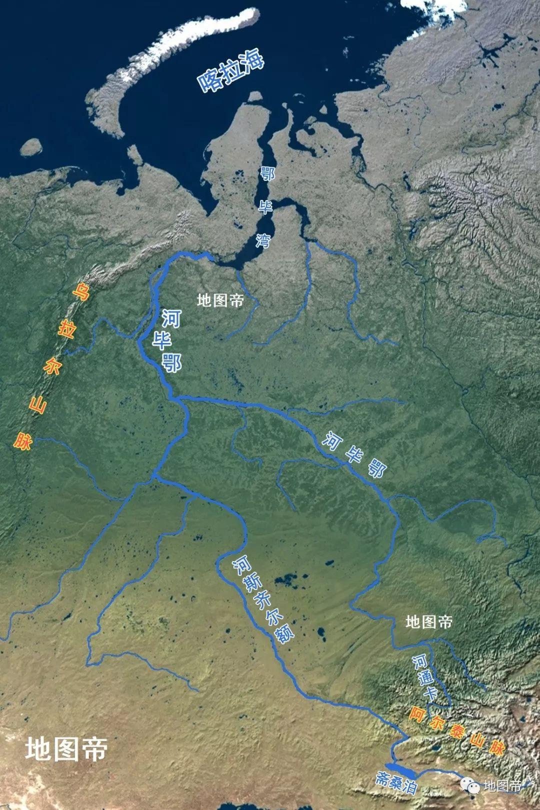 【备考干货】从世界地形图看十大最长河流都在哪里？说不定就是明年最新考点！_注入