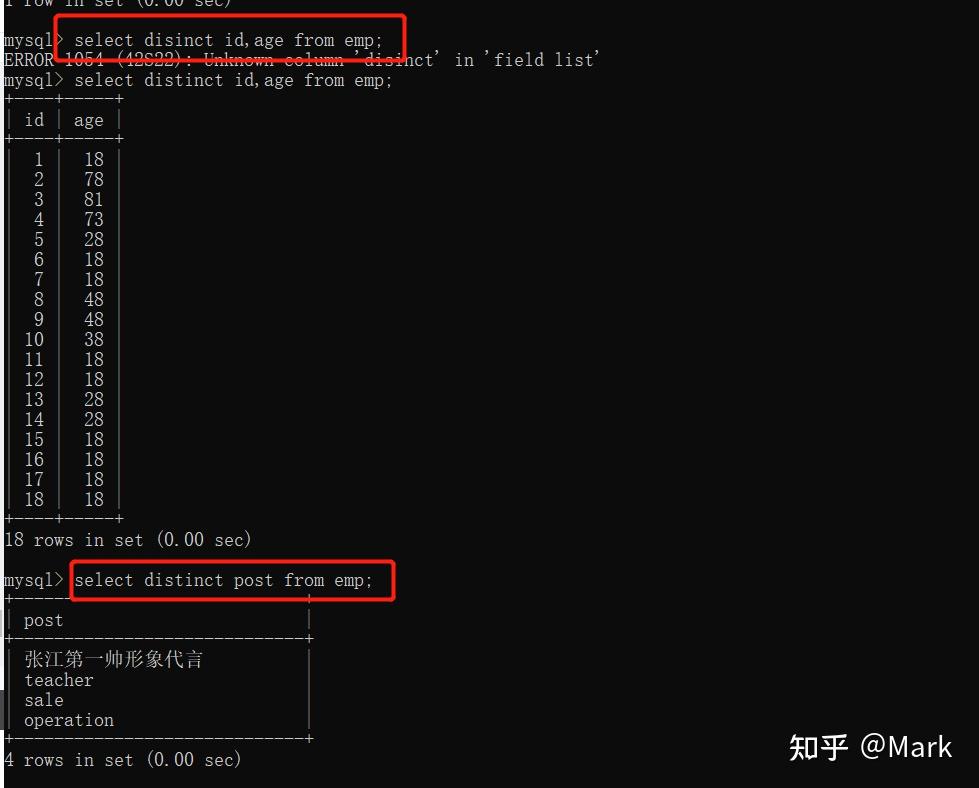 11,SQL语句之表中关键字查询 - 知乎