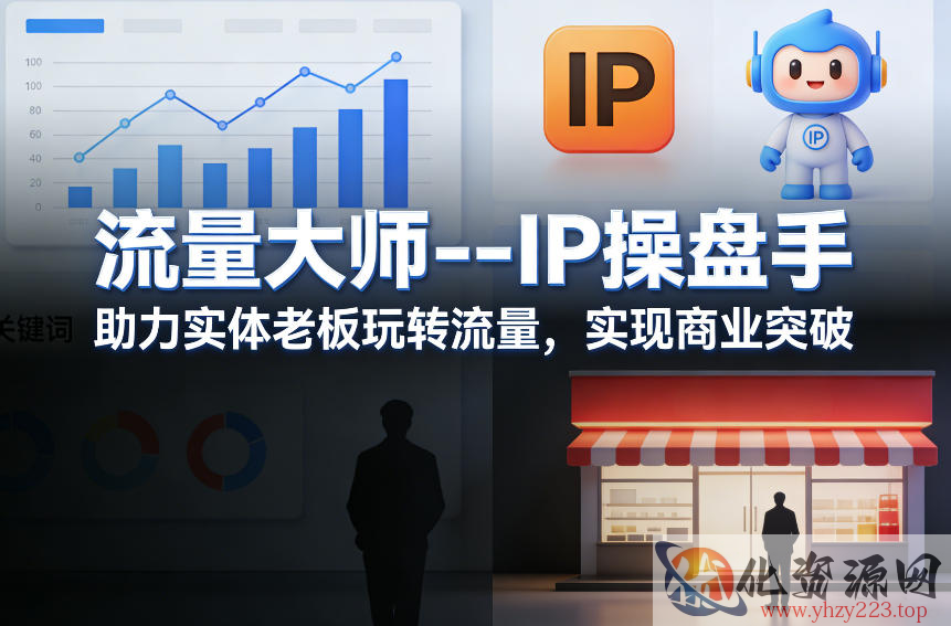 流量大师---IP操盘手，助力实体老板玩转流量，实现商业突破