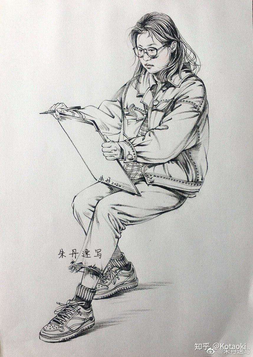 艺考将至,速写却依旧提不上来,可以发一些你们的速写吗? - 知乎