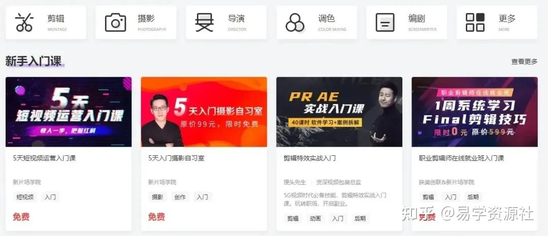 分享几个值得收藏的视频剪辑学习网站！ - 知乎