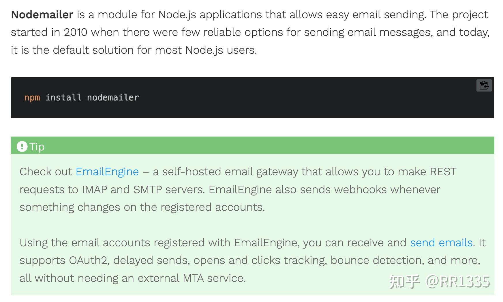 npmjs.com/package/nodemailer https://github.