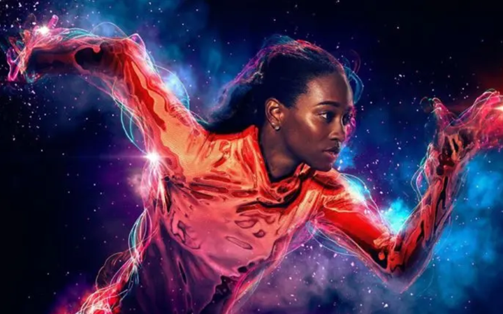 故障双重曝光炫酷赛博朋克PS动作