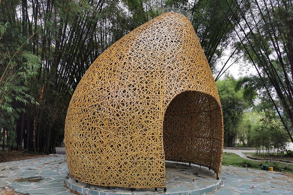 探索竹编建筑的美学与功能之美 境道竹构 竹编构筑 竹编装置 竹装置 - 知乎