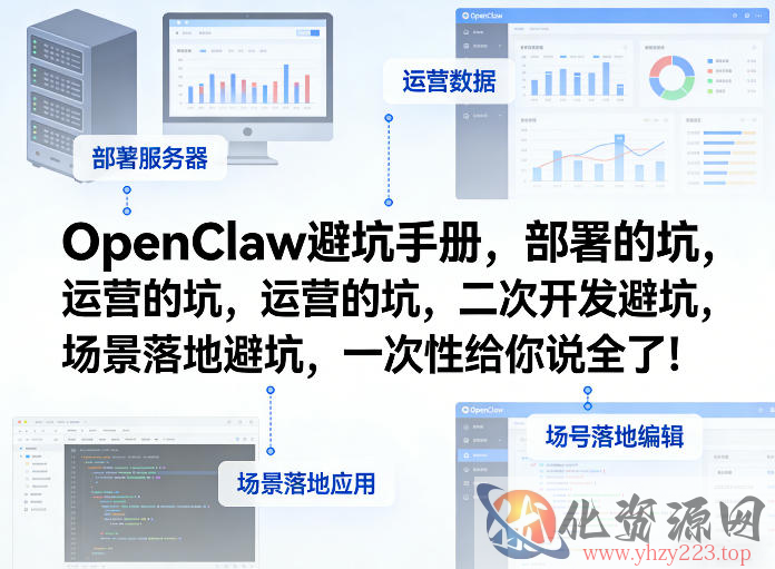 OpenClaw小龙虾避坑手册，部署的坑，运营的坑，二次开发避坑，场景落地避坑，一次性给你说全了！