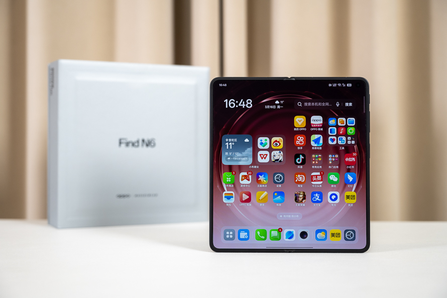 OPPO Find N6测评:无感折痕只是小惊喜?全景自由窗释放大屏生产力!