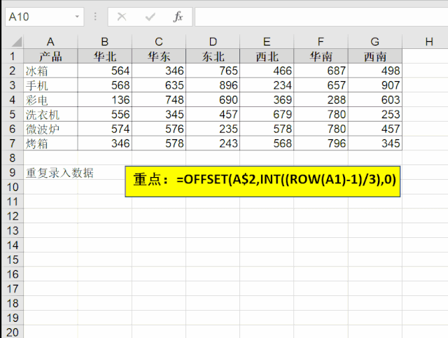 Count Offset 最全的OFFSET函数应用集合,收藏这一篇就够了 - 知乎