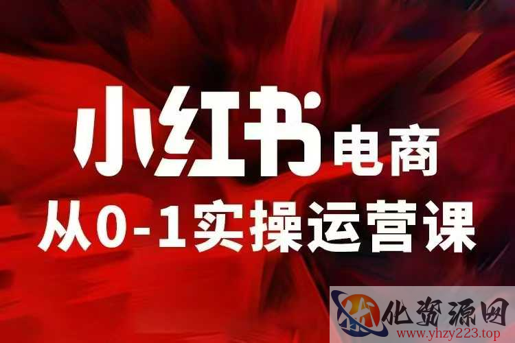 小红书电商运营，97节小红书vip内部课，带你实现小红书赚钱
