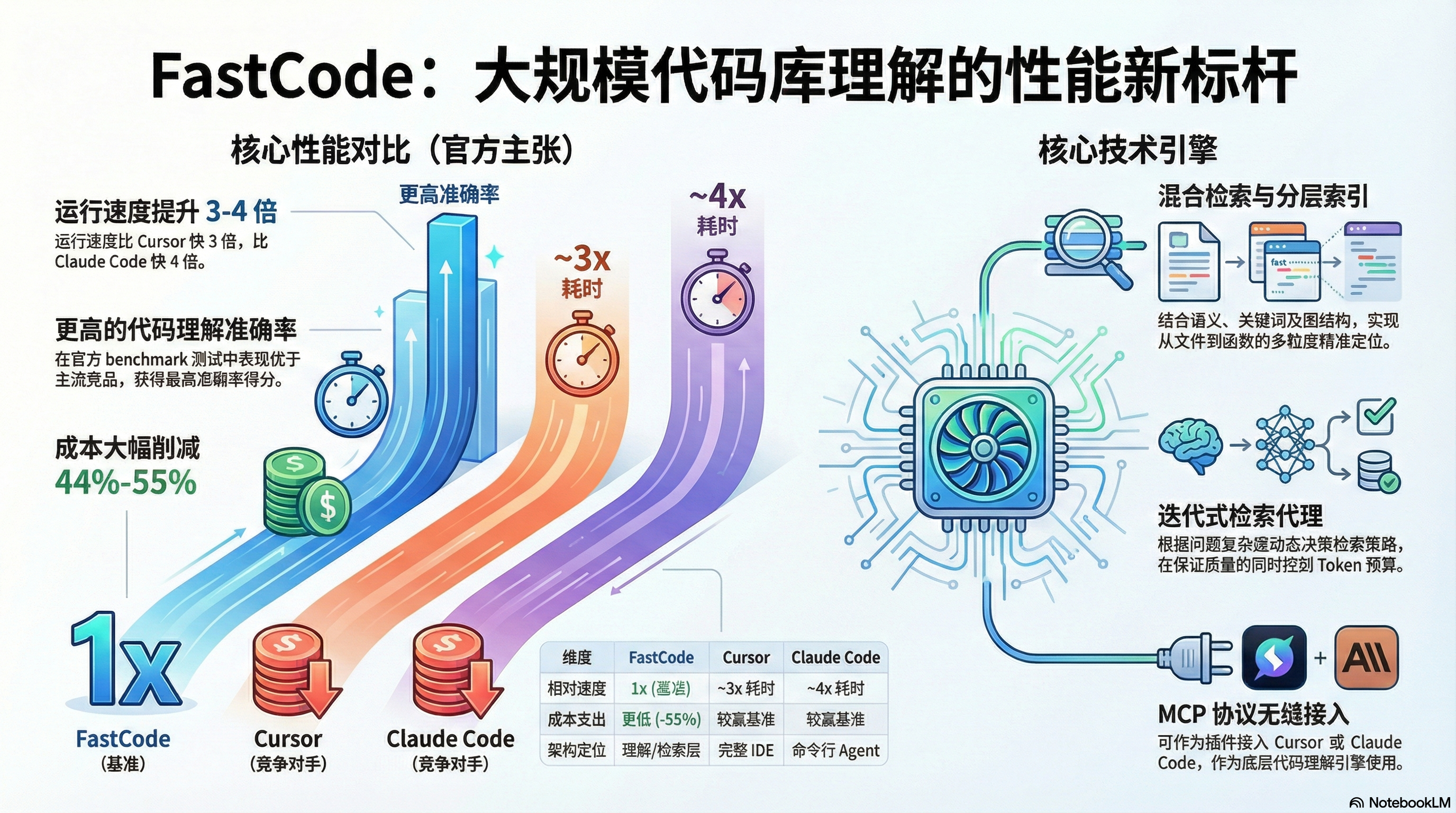 FastCode 深度核验：3x 对比Claude Code，更快、成本更低？ - 知乎