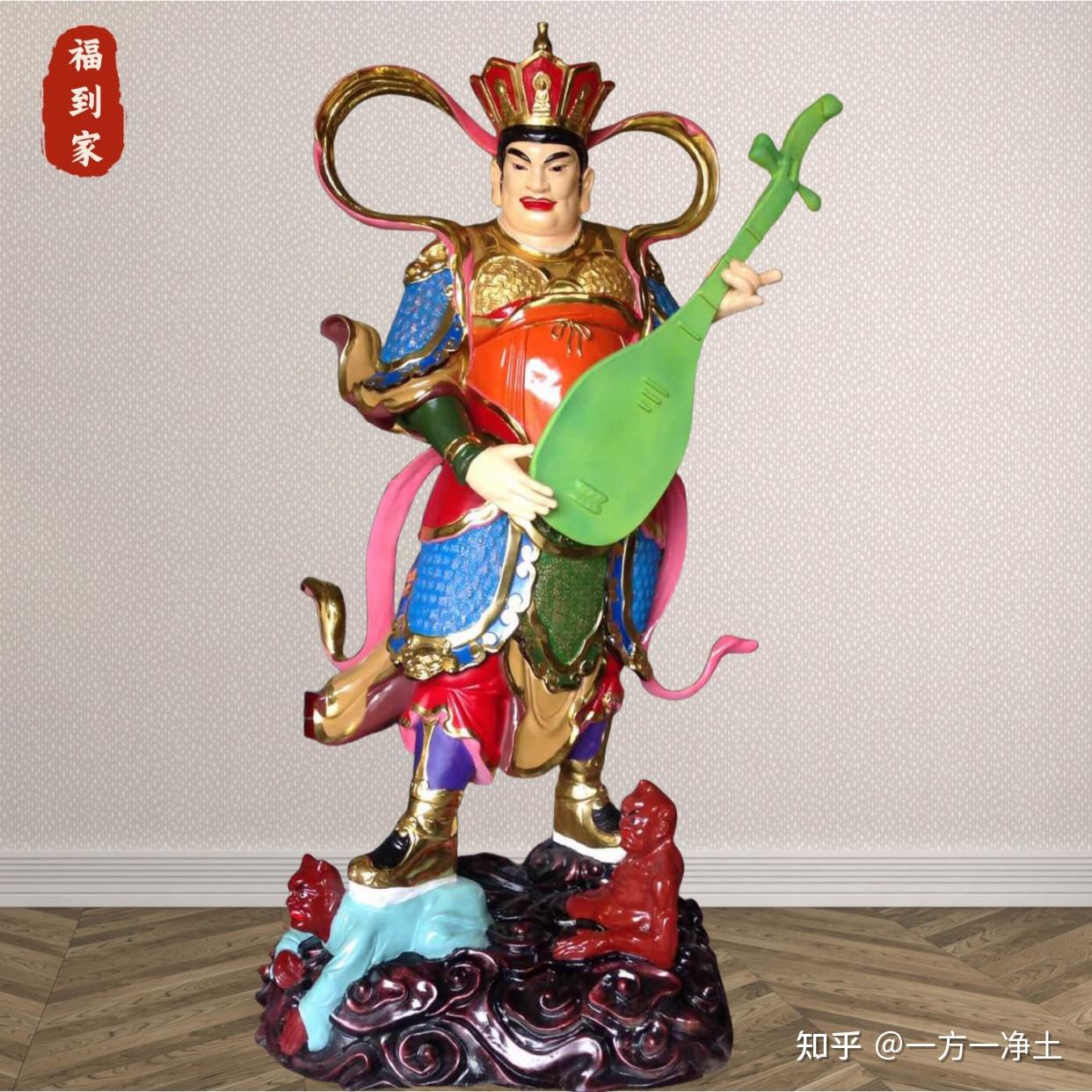 天王殿里弥勒佛旁边的四大天王是谁呢?护世四天王四大金刚神像 - 知乎