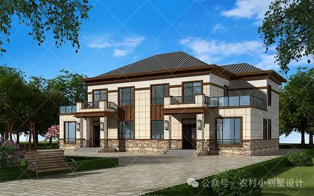 24套二层双拼兄弟农村自建房别墅，二层乡村别墅住宅自建房设计 - 知乎