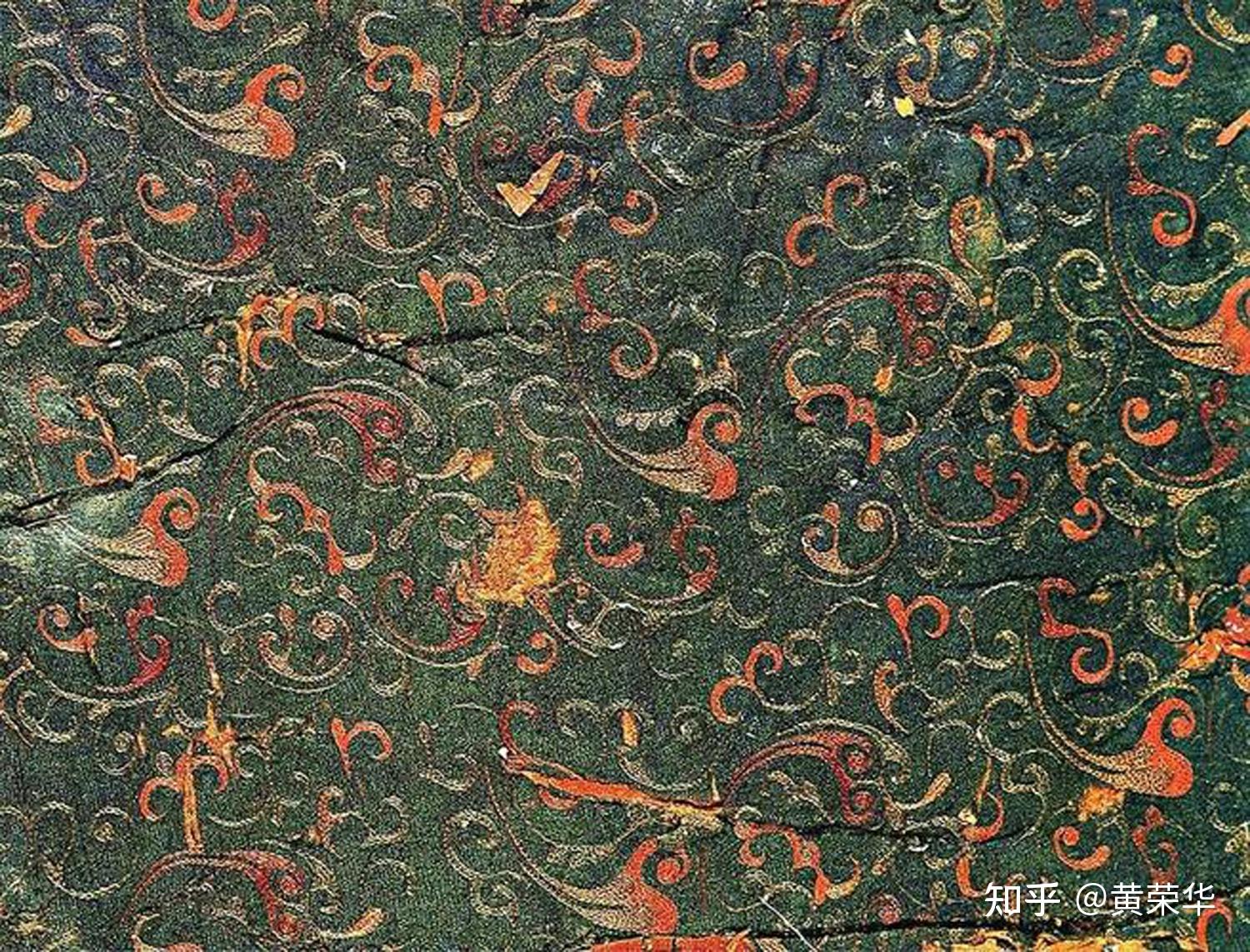 汉代楚绣之一的信期绣纹样及色彩