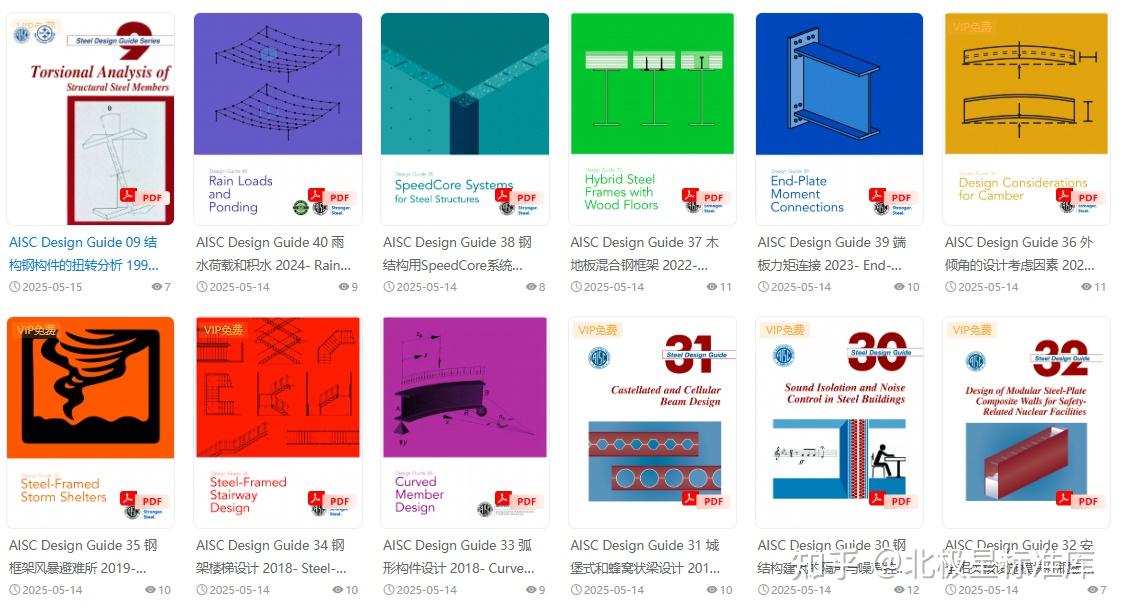 【标准分享】AISC Design Guide 钢结构设计技术指南全套标准 - 知乎