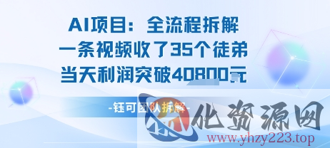 AI收徒变现闭环：一条视频收35人，日入1k+(附完整SOP)