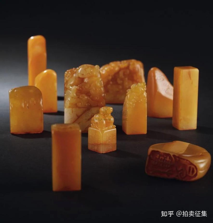 金石篆刻艺术：清代田黄印章历史拍卖高价值记录- 知乎