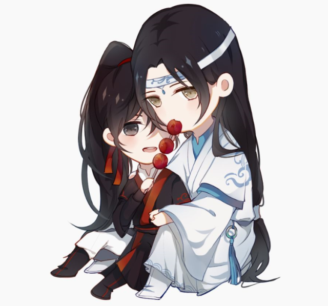 求蓝忘机和魏无羡的情头