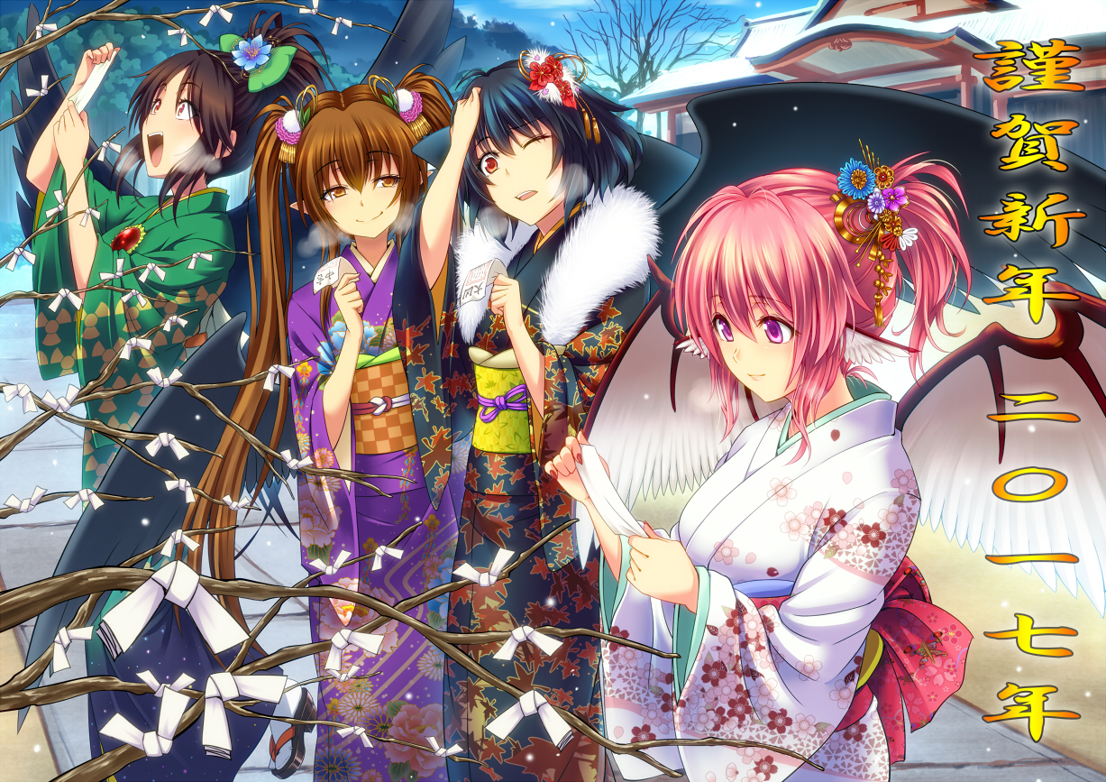 有哪些精美的东方project的新年贺图