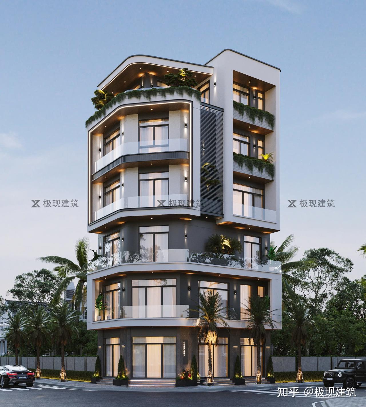 广东揭阳丨六层带店铺现代风格自建别墅 - 知乎