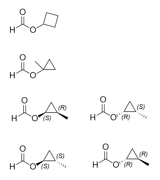c5h8o2有几种带甲酸某酯的同分异构体
