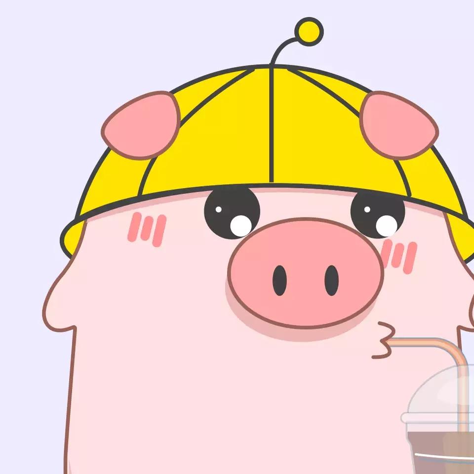 请问这个猪猪的头像是情侣头像吗或者有没有这一系列的头像