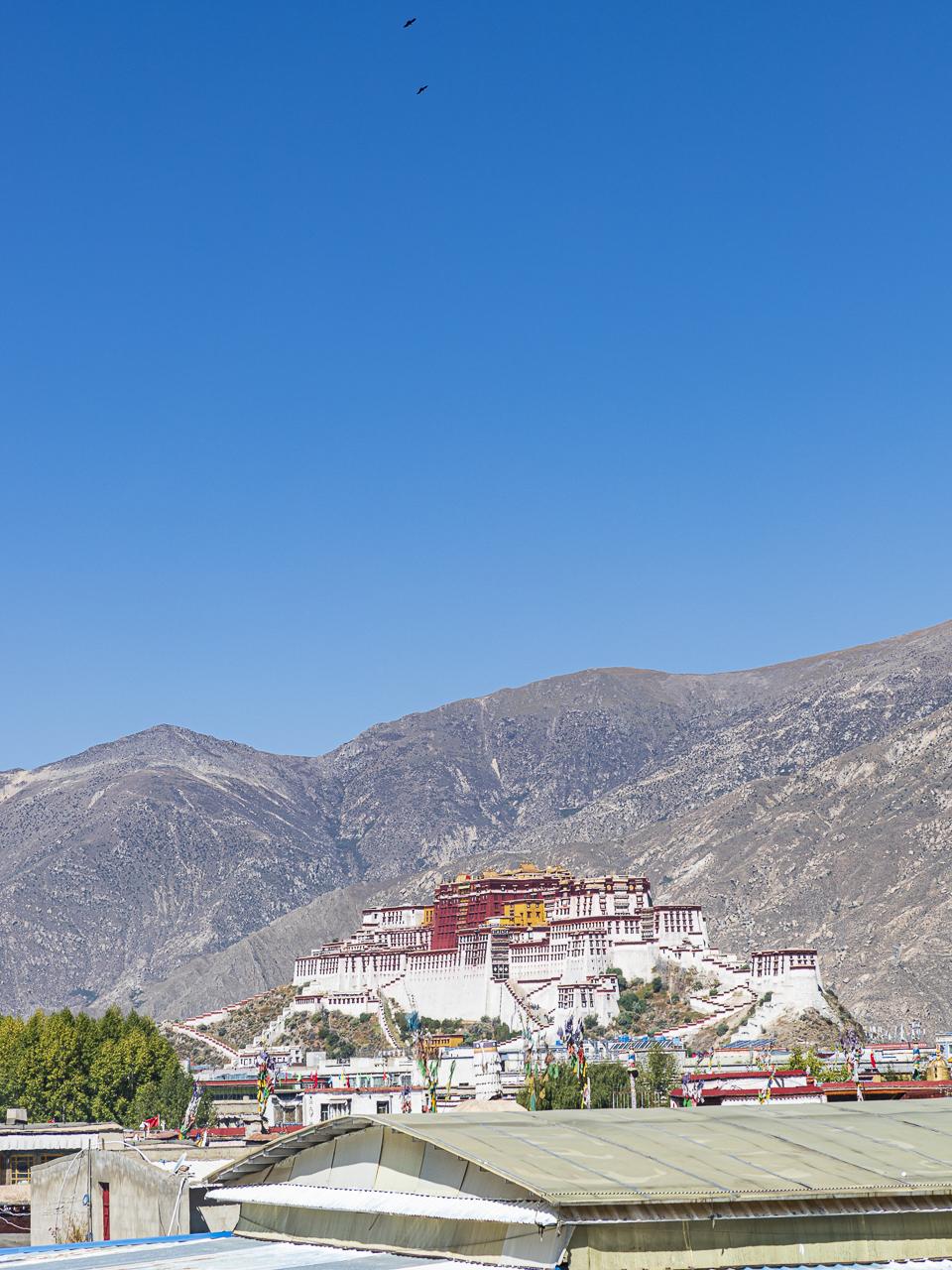 去尼泊尔,路过拉萨,拍下来难得的航拍照片以前做的布达拉宫拍摄视角