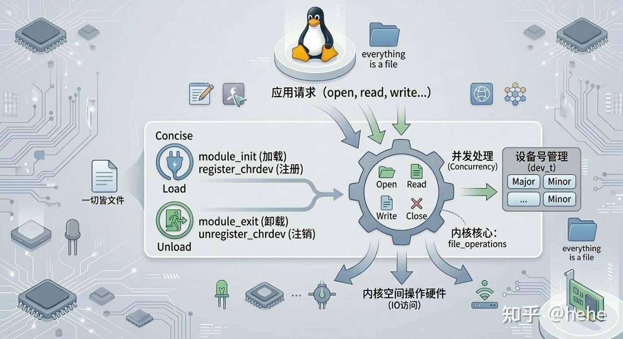 Linux 字符设备驱动基础开发详解(3)—— 新字符设备驱动 - 知乎