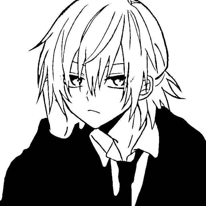 有没有黑白动漫人物的头像呀? - 知乎