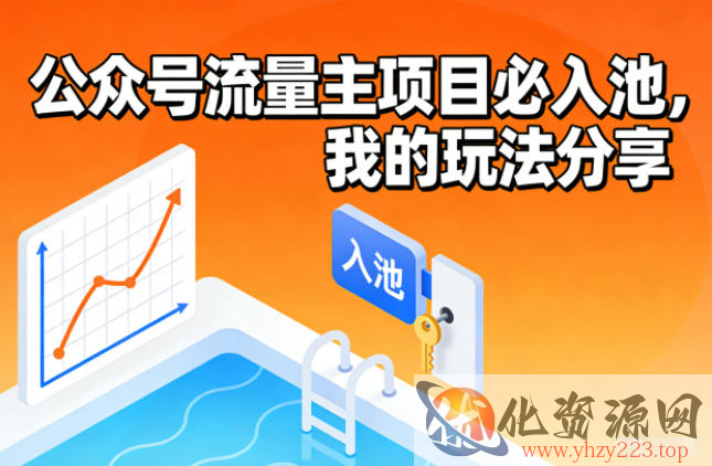 公众号流量主项目必入池，我的玩法分享