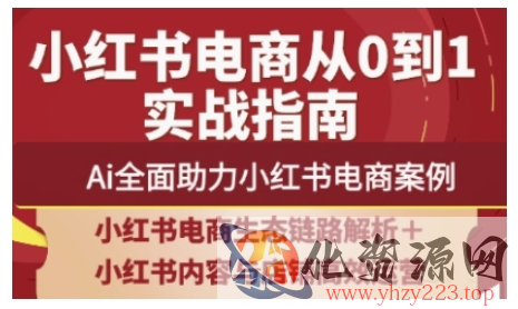 2025小红书电商全链路运营，Ai全面助力小红书电商案例